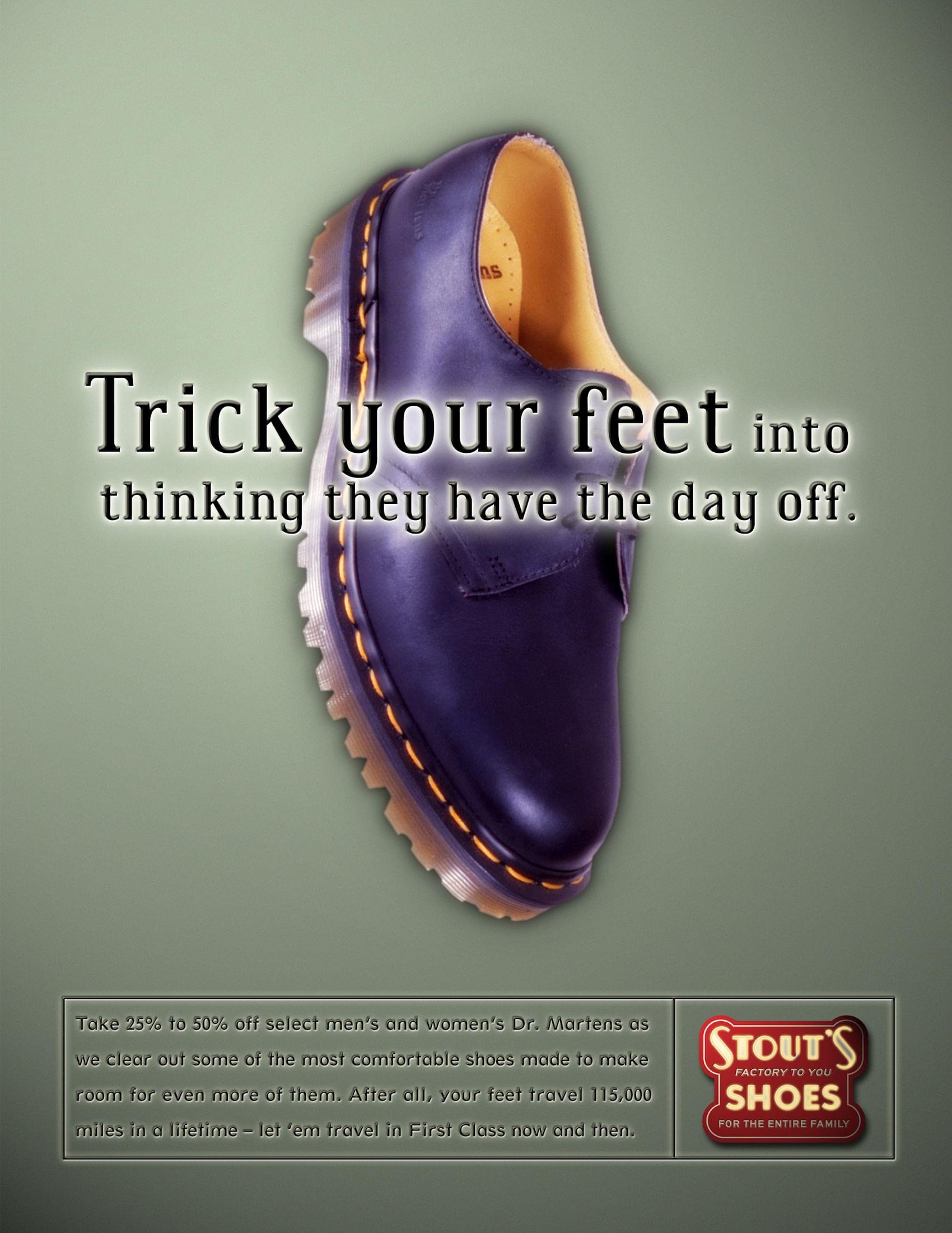 Stout’s Shoes Print Campaign